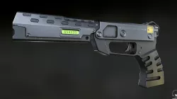 Pistol Low-poly  3D model