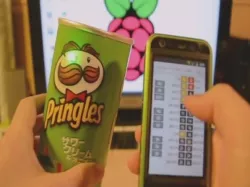 Pringles PC by raspberry pi