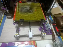 Prusa i3 BASE PLATE + alignment markings + sturdier mount