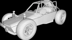 PUBG Buggy 3D model