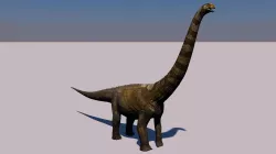 Puertasaurus Dinosaur Animated 3D model