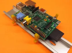 Raspberry Pi DIN rail mount