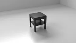 Rectangle Desk 3 3D model