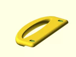 Refrigerator door handle