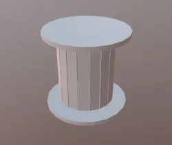 round table 3D model