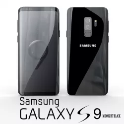 Samsung Galaxy S9 Plus Midnight Black 3D model