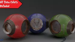 Sci fi Sphere 3D model