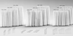 Set Curtain Revit High Quality 3D models 3D model