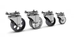 Set of Caster Wheels 3D model