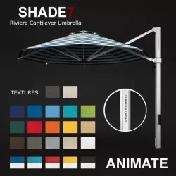 Shade7 Riviera Cantilever Umbrella 3D model