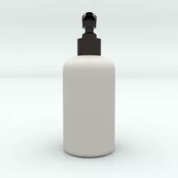 Shampoo Bottle 3D model