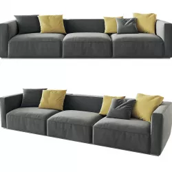 Shangai Sofa Poliform option 01 3D model