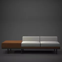 Sofa 50s Free 3D model