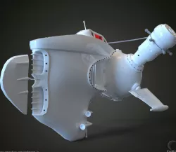 SpaceShip 3D model
