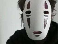 Spirited away no-face mask cosplay