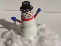 Super Festive Snowman Model