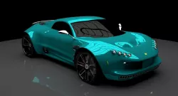 supercar concept 3D model