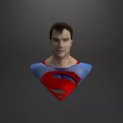 Superman - realistic 3D model