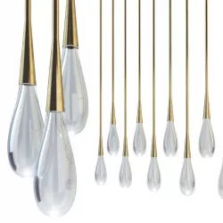 Suspended lamp pour lights by design haus liberty 3D model