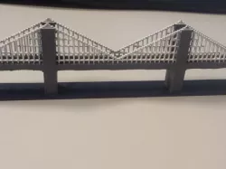Suspension Bridge Model- Made in Minecraft