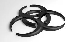 Symbol Biohazard 3D model