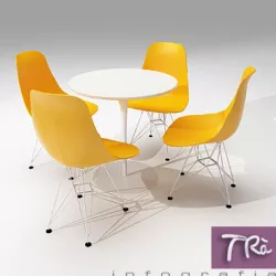 TABLE EAMES 3D model