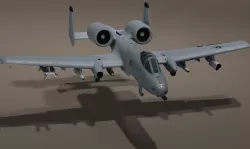 The Fairchild Republic A-10 Thunderbolt II Low-poly  3D model