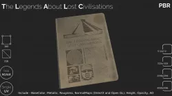 THE LEGENDS ABOUT LOST CIVILISATIONS Low-poly  3D model