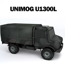 UNIMOG U1300L Low-poly  3D model
