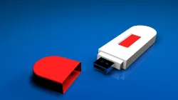 USB Flash Pendrive 3D model Low-poly  3D model