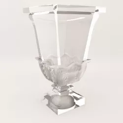 Vase Bacarat - 20th century 3D model