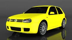 Volkswagen Golf R32 Low-poly  3D model