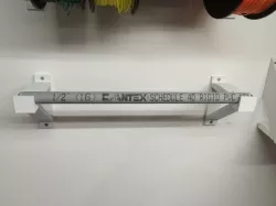 Wall-mount spool brackets w/reel inserts