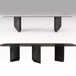 Wedge Dining Table Minotti 3D model