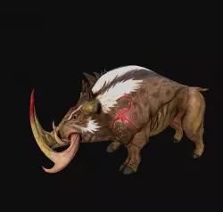 Wild Boar Low-poly  3D model