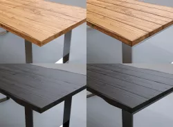 Wood Table Collection 8 Types 3D model