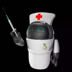 Worker Drone Nurse Robot 3D model