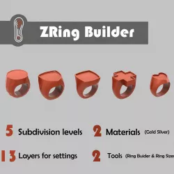 Zbrush Ring Builder 3D model