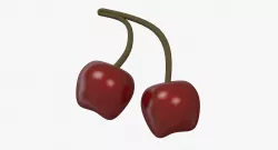 3D Cherry 3D model
