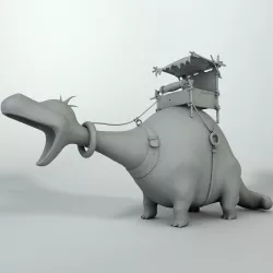 3D Dinosaur 3D model