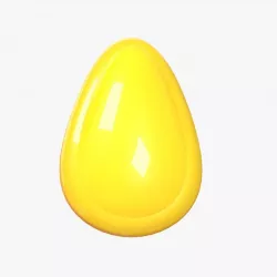 3D model Candy Lemon Drop 3D model
