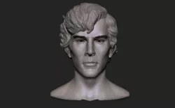 3d model of Sherlock Holmes Low-poly  3D model