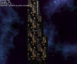 3D Sci-fi Skyscrapers Low-poly  3D model
