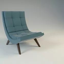 Accent chair 3D model