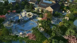 Ancient Chinese Gardens3 3D model