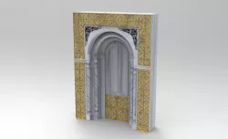 ancient window ancient door 3D model