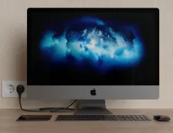 Apple iMac Pro Space Gray 3D model