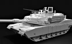 Armoured Tank - M1A2 Abrams Tank 3D model