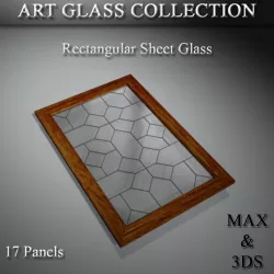 Art Glass Set 03 3D model