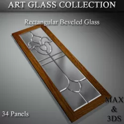 Art Glass Set 06 3D model